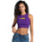 LSU Tigers Hype and Vice Primary Cut Off Ribbed Tank Top - Purple