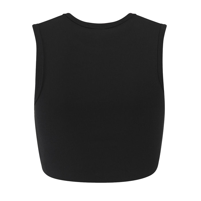 LSU Tigers Hype and Vice Primary Cut Off Ribbed Tank Top - Black