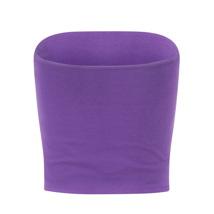 LSU Tigers Hype and Vice Tiger Head Tube Top - Purple