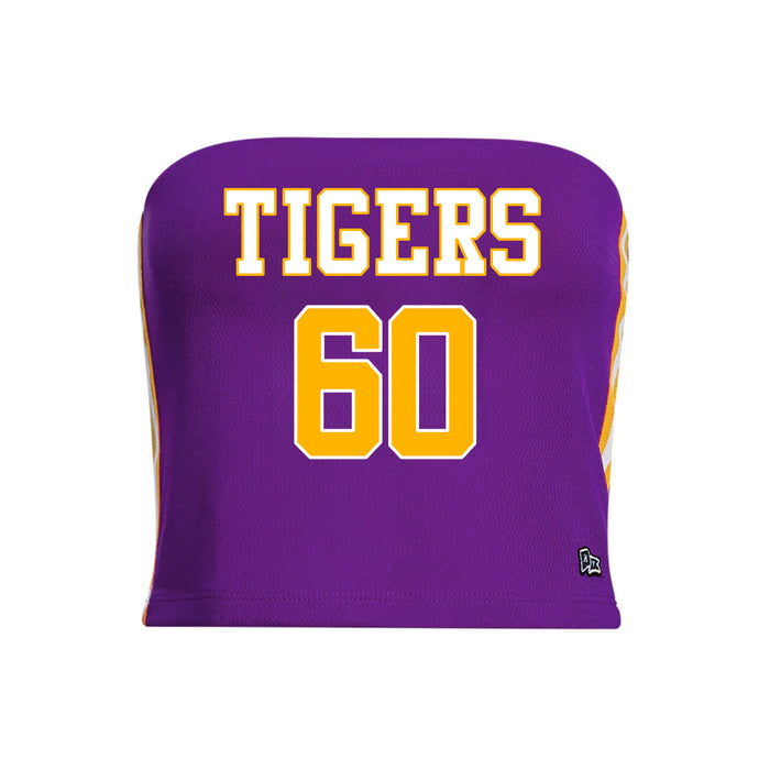 LSU Tigers Hype and Vice Tigers Jersey Tube Top - Purple