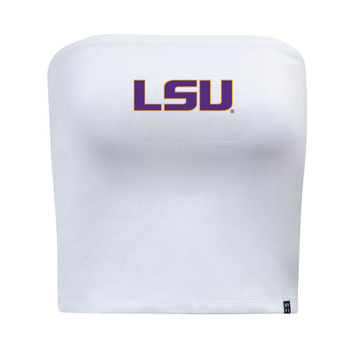 LSU Tigers Hype and Vice Primary Tube Top - White