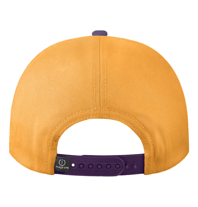 LSU Tigers Image One Beanie Mike Lines Felt Badge Five Panel Snapback Pigment Dyed Rope Hat - Mustard