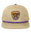 LSU Tigers Image One Beanie Mike Lines Felt Badge Five Panel Snapback Pigment Dyed Rope Hat - Natural