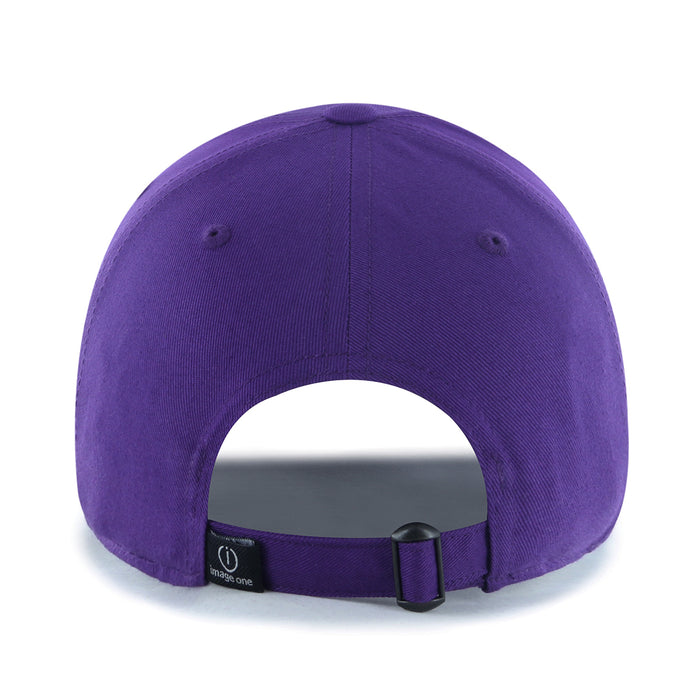 LSU Tigers Image One Interlock Relaxed Crown Adjustable Youth Hat - Purple