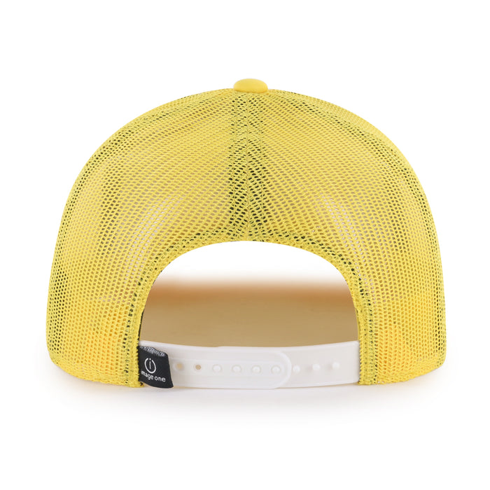 LSU Tigers Image One Beanie Mike Vintage Panel Mesh Rope Trucker Hat - Gold