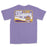 LSU Tigers Image One Beanie Mike Wave Sign Garment Dyed T-Shirt - Violet