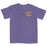 LSU Tigers Image One Geaux Tigers Cradle Flag Garment Dyed T-Shirt - Grape