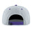 LSU Tigers Image One Interlock 2-Tone Snapback Youth Hat - Grey / Purple