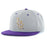 LSU Tigers Image One Interlock 2-Tone Snapback Youth Hat - Grey / Purple