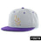 LSU Tigers Image One Interlock 2-Tone Snapback Youth Hat - Grey / Purple