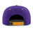 LSU Tigers Image One Interlock Snapback Youth Hat - Purple