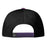 LSU Tigers Image One Round Vault Five Panel Snapback Twill Corduroy Hat - Black / Purple