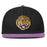 LSU Tigers Image One Round Vault Five Panel Snapback Twill Corduroy Hat - Black / Purple
