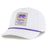 LSU Tigers Image One Silhouette Stripe Patch Five Panel Snapback Rope Hat - White