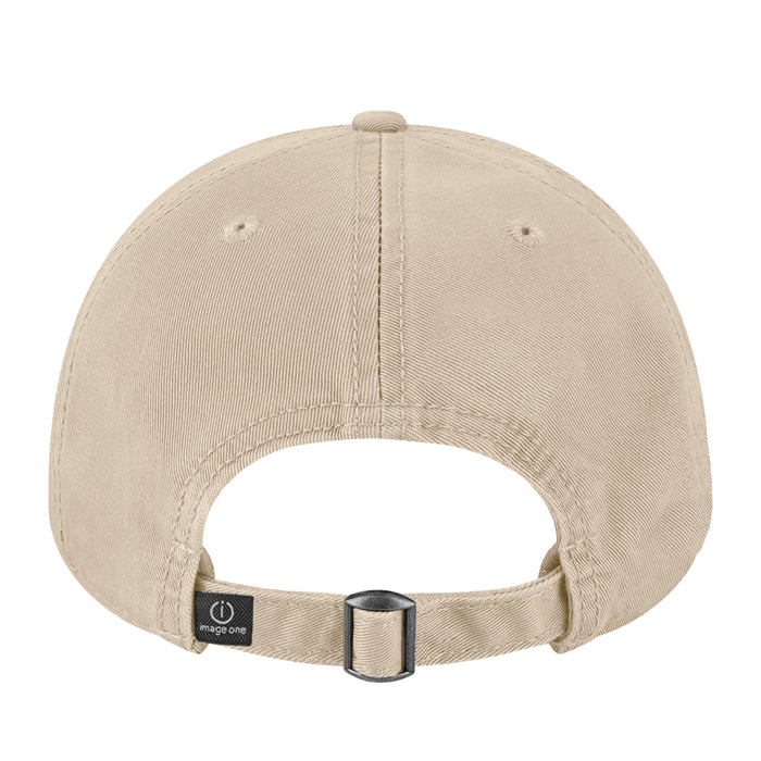 LSU Tigers Image One Slant Vault Relaxed Crown Adjustable Hat - Khaki