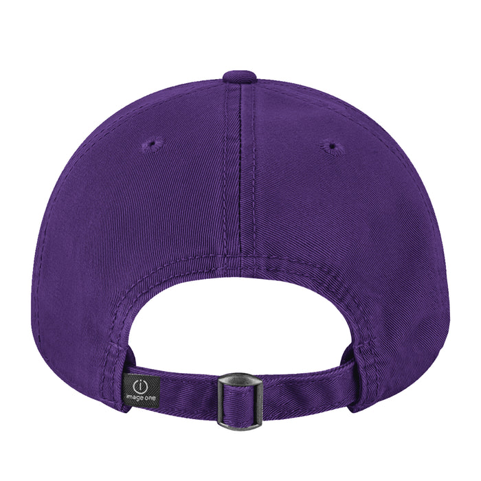 LSU Tigers Image One Vault Arch Relaxed Crown Adjustable Hat - Purple