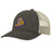 LSU Tigers Image One Slant Vault Relaxed Crown Mesh Trucker Hat - Charcoal