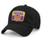 LSU Tigers Image One Vintage Split Faux Patch Relaxed Crown Adjustable Hat - Black