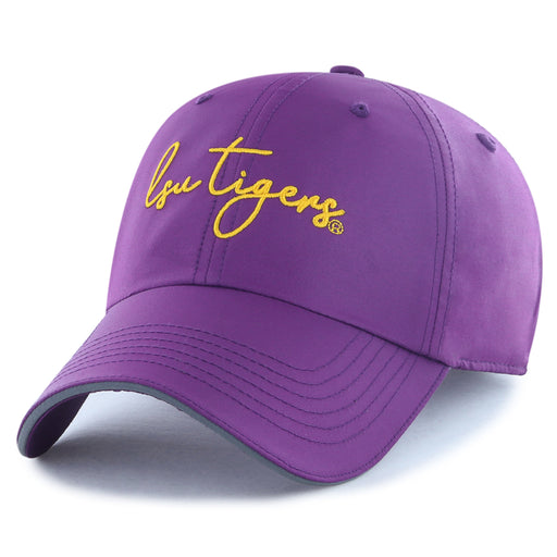 LSU Tigers Image One Thin Line Script Women's Lightweight Performance Ponytail Hat - Purple (Copy)