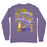 LSU Tigers Image One Through The Years Garment Dyed Long Sleeve - Grape