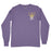 LSU Tigers Image One Through The Years Garment Dyed Long Sleeve - Grape