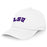 LSU Tigers Image One Vault Arch Relaxed Crown Adjustable Hat - White