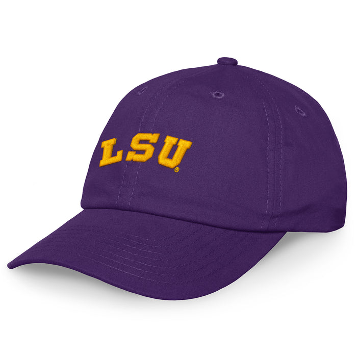 LSU Tigers Image One Vault Arch Relaxed Crown Adjustable Hat - Purple