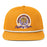 LSU Tigers Image One Vintage Emblem Five Panel Snapback Pigment Dyed Rope Hat - Mustard