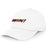 LSU Tigers Image One Win Bar Relaxed Crown Adjustable Hat - White