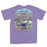 LSU Tigers JNJ Apparel King of Tailgate Garment Dyed T-Shirt - Violet