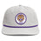 LSU Tigers JNJ Apparel Tiger Head Cahaba 5-Panel Lightweight Old School Coach Rope Hat - Grey