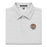 LSU Tigers JNJ Apparel Tiger Head Mini Stripe Performance Stretch Polo - Lite Grey