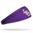 LSU Tigers JUNK Big Bang Lite Baseball Interlock Headband - Purple