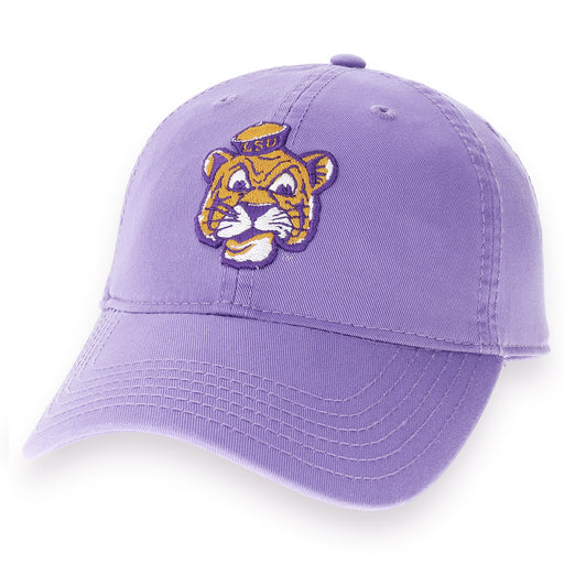 LSU Tigers Legacy Beanie Tiger Relaxed Twill Hat - Lavender