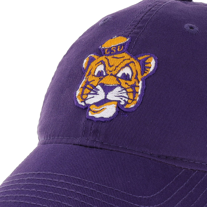 LSU Tigers Legacy Beanie Tiger Relaxed Twill Hat - Purple