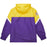 LSU Tigers Mitchell & Ness Beanie Mike Tie Breaker Anorak 1/2 Zip Pullover Windbreaker - Purple / Gold