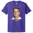 LSU Tigers NIL Store Lane Kiffin Portrait T-shirt - Purple