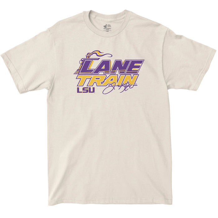 LSU Tigers NIL Store Lane Kiffin 'Lane Train' T-shirt - Natural