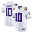 LSU Tigers Nike #10 Sam Leavitt Team Replica Football Jersey – White