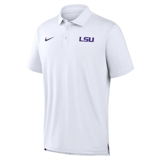 LSU Tigers Nike 2026 Sideline Tour Dri-FIT Polo - White