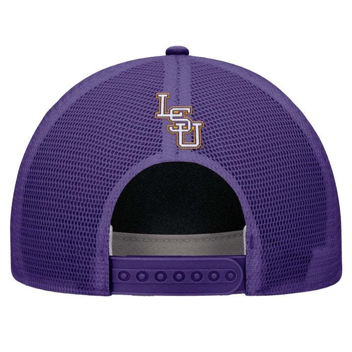LSU Tigers Nike Baseball On-field 2026 Coach's Trucker Hat - Purple