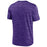 LSU Tigers Nike Baseball Dugout Velocity Dri-Fit Performance T-Shirt - Purple