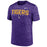 LSU Tigers Nike Baseball Dugout Velocity Dri-Fit Performance T-Shirt - Purple