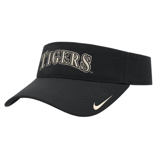 LSU Tigers Nike Baseball Tigers Arch Dri-Fit Performance Adjustable Visor - Black