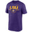 LSU Tigers Nike Basketball Courtside Legend Dri-Fit Performance T-Shirt - Purple