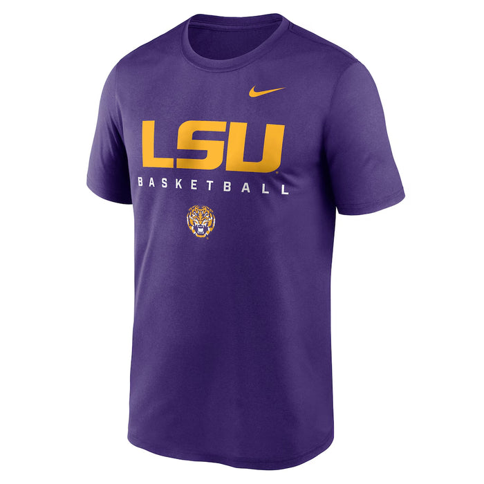 LSU Tigers Nike Basketball LSU Victory Parade Dri-Fit Performance T-Shirt - Purple