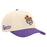 LSU Tigers Nike Beanie Mike Academic Rise 5-Panel Dri Fit Structured Hat - Natural / Purple