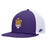 LSU Tigers Nike Beanie Mike Pro Snapback Flatbill Trucker Hat - Purple