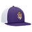 LSU Tigers Nike Beanie Mike Pro Snapback Flatbill Trucker Hat - Purple