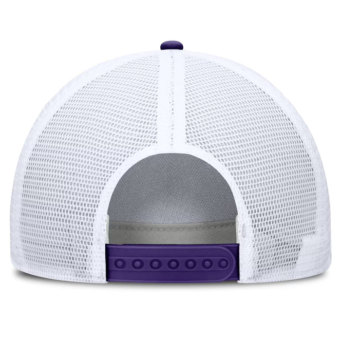 LSU Tigers Nike Country Club Golfin' Rise 5-Panel Trucker Hat - White
